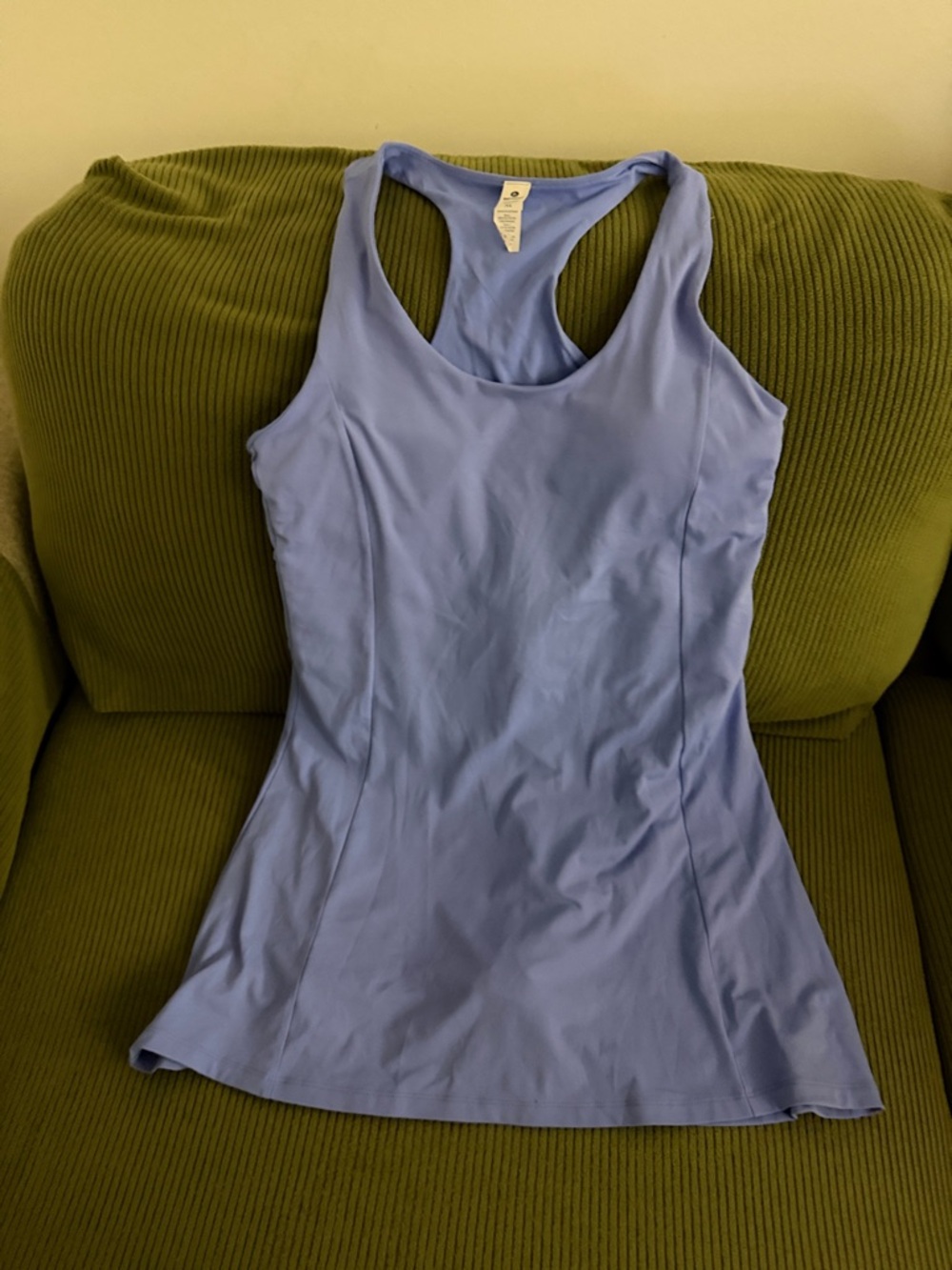 Periwinkle Racerback Performance Tank Top